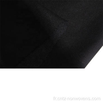 Tissu de polyester tricot tissé plaine entrelacinage